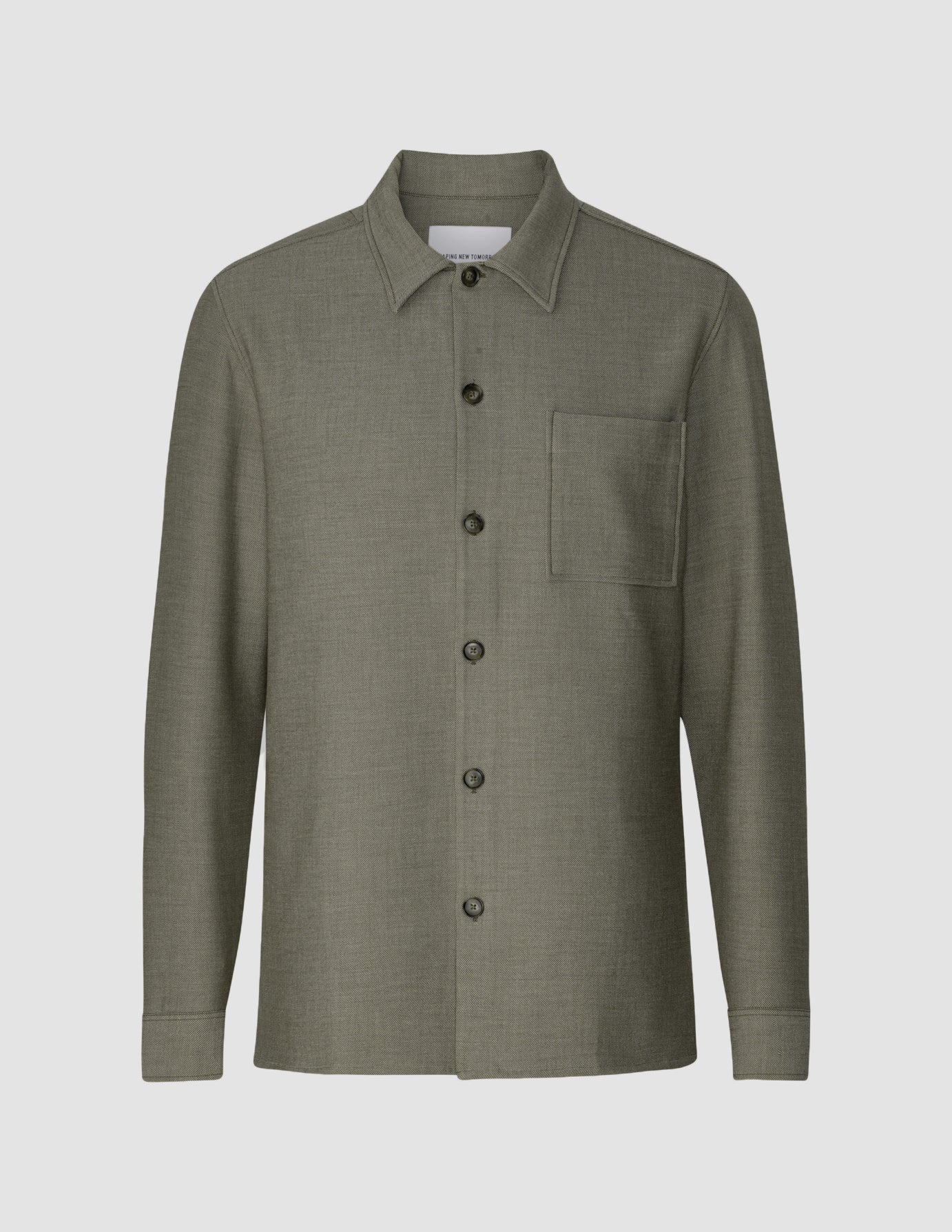 Heavy Edition Transitional Overshirt Remote Green Twill